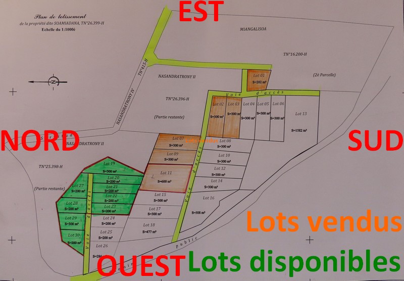 Mahitsy terrain à vendre 200m2 Mahitsy terrain à vendre 200m2